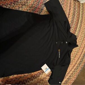 Nike Black Polo with Embroidered Logo